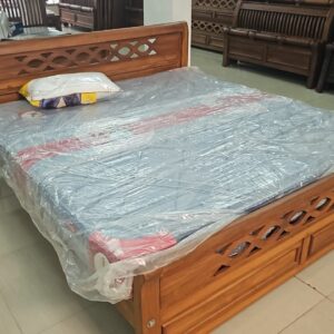 Beds & Mattreses(Teak Wood Platform Bed & Mattreses)