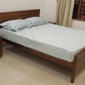 Beds & Mattreses(Teak Platform Bed Set)