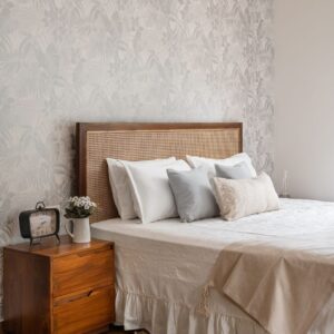 Beds & Mattreses(Minimalist Teak Bed Set)