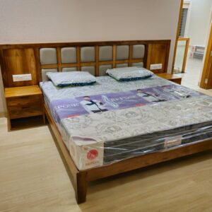 Beds & Mattreses(Teak Frame With Mattress)