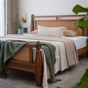 Beds & Mattreses(Cozy Teak Bed Combo)