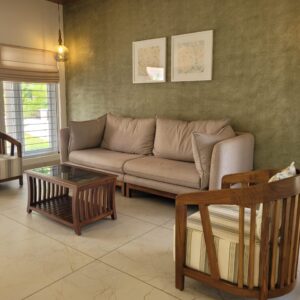 Sofa Set (Cream Sofa for Living Room)